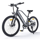 Electric Bike HillMiles MileTrail 1 - Motor 350W  Battery 36V13AH 26 Inch Oil Disc Brake - Grey